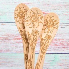 Sunflower Wooden Spoons  