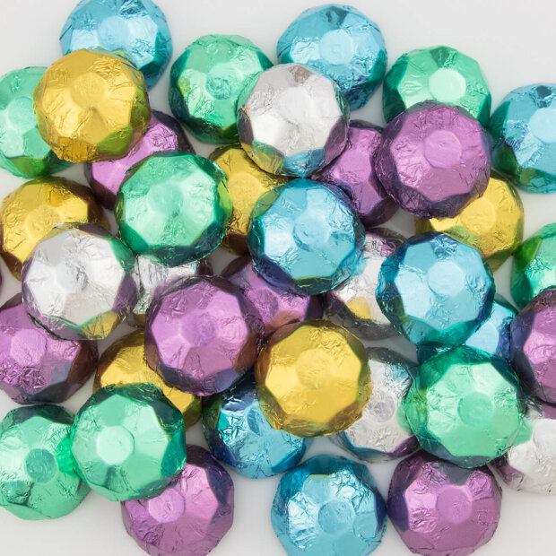 five colour mix chocolate diamonds