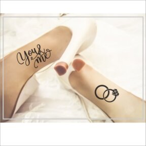 You & Me Shoe Stickers
