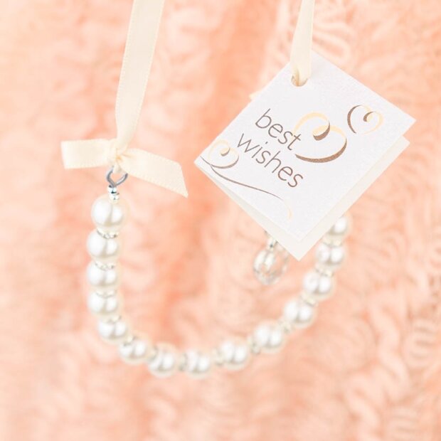 Ivory Pretty Pearls Horseshoe