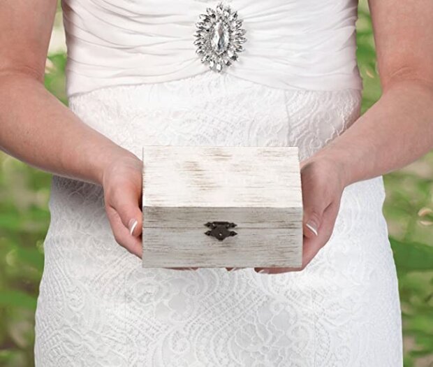 Rustic Wedding Rings Box