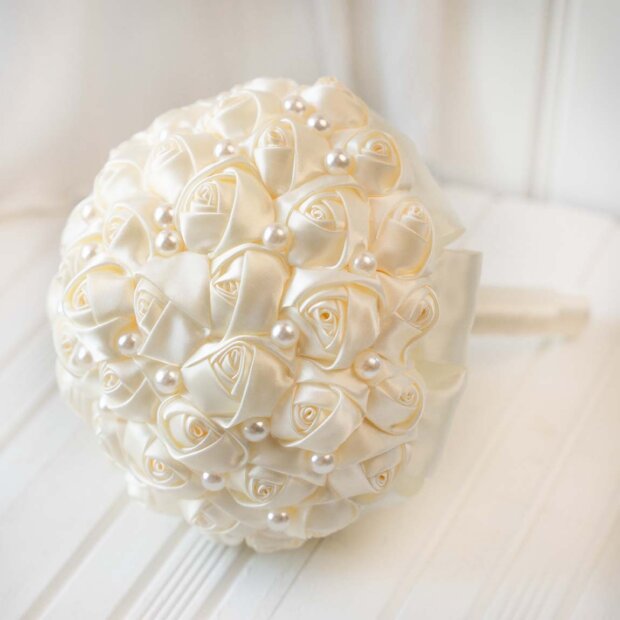 Pretty Pearls Wedding Bouquet