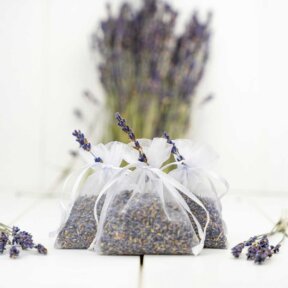 Lavender Confetti Bags