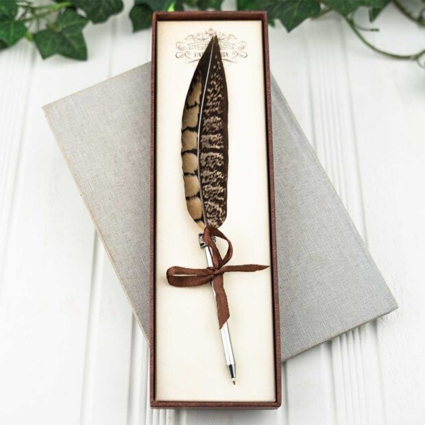 Exotic Bronze Feather Pen