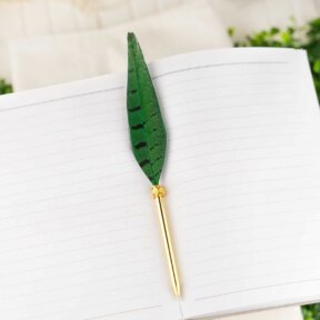 Classic Emerald Feather Pen  