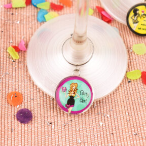 Party Girls Wine Charms  