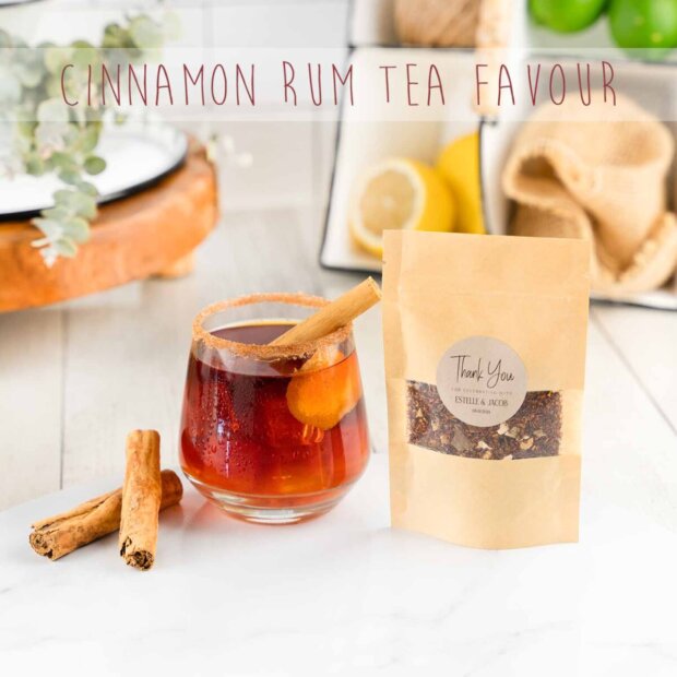Cinnamon Rum Tea Favour