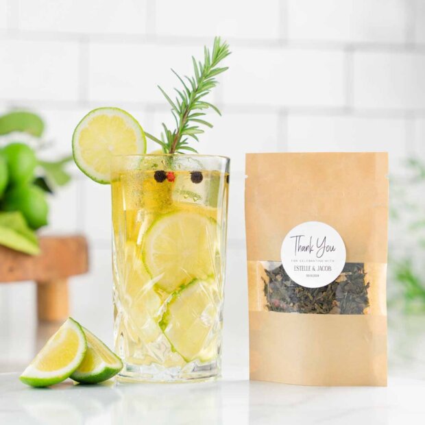 Spanish Gin and Tonic Tea Favour