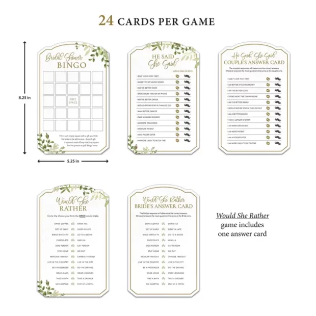 Bridal Shower Party Games