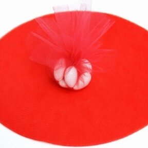Red Tulle Circles