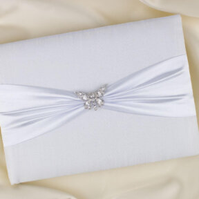 Diamante Butterfly Guest Book