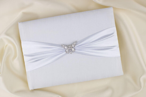 Diamante Butterfly Guest Book